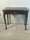 Antique Mahogany Queen Anne Table  Console Card Game  1760 George