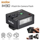 Godox Im30 Mini Pocket Flash Light Speedlite For Canon Fuji Nikon Sony Camera