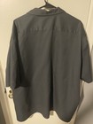 Dickies Men s Workwear Short Sleeve Button Front Twill Shirt Gray 3xt