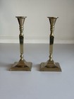 Antique Vintage Brass Candle Stick Holder Set 