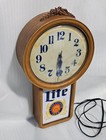 Miller Lite Beer  a Fine Pilsner Beer  Wall Clock Sign Vintage Electric Lighted
