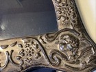 Vintage Antique Sterling Silver Repousse Cherubs Photo Picture Frame London Mark