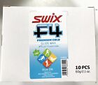 Swix F4 Premium Rub-on Cold 60g 10-pack  -4c   Cold   600g Total  Made In Norway