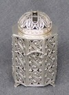 Shoham Judaica Yemenite Art Sterling Silver Filigree Tzedakah Box Excellent