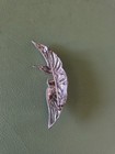 Vintage Rhinestone Brooch Pin Swan