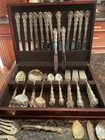 67 Piece oneida Community Silverplate beethoven vintage Flatware in Box