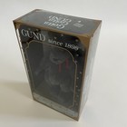 Gund 1994 Limited Edition Collector s Bear Gray With Red Bow In Original Box