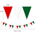 3d Christmas Tree Decoions  23 Pcs Party Pom Poms Garland  Multicolor