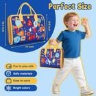 Toddler Busy Board Montessori Toys For Boys  Sensory Book Educational Activities