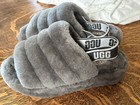 Ugg Women s Size 8   Gray Fluff   Yeah Slide Sandals 