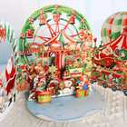 3d Pop Up Christmas Greeting Card - Assorted Scenes  envelope