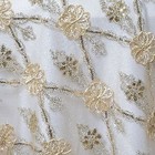 72x72  Lace Netting Satin Flowers Table Overlay Designer Wedding Party Linens