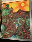 Vintage 1971 The Beatles Mountain 28  X 41  Blacklight Poster   trippy Cool  