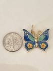 Gucci Butterfly Zipper Pull Button Charm