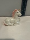 Set Of 3 Iridescent Art Unicorn Statuette