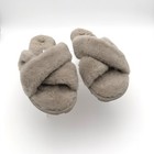 Ugg Women s Fluff Yeah Slide Sandal Sheepskin Slippers Gray Size 10