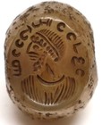 Ancint Agate Seal Sassanian King Intaglio Old Signet Seals Bead Central Asia