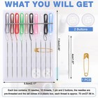 Mini Travel Sewing Kit Quick Fix Sewing Kits Bulk Basic Portable Pre Threaded   