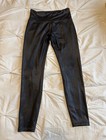 Athleta Elation Ultra High Rise 7 8 Ankle Leggings Black Shine S