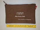 Viking Cruise Line Document Travel Bag W runic Inscription On Oseberg Ship-r-o 