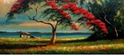 Harold Newton_florida Highwaymen Painting_poinciana  103_gallery Canvas Print