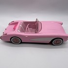 Barbie The Movie Collectible Pink Corvette Convertible Car See Pictures