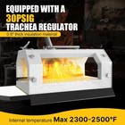 Single Burner Propane Gas Forge For Knife Making Blacksmithing Efficient Heating