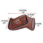 Tourbon Leather Engraved Pancake Fixed Blade Knife Sheath Belt Case Knives Cover