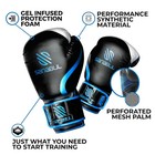 Sanabul Essential Gel Boxing Gloves For Men   Women  Kickboxing Mma  Muay Thai G