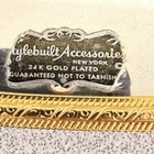 Vtg Stylebuilt Mcm Hollywood Regency Vanity Mirror 24 K Gold Plated Nice