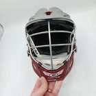 Cascade R Lacrosse Helmet Osfm Gray Maroon One Size Facemask Mll W  Chin Strap