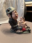 Paddy And Pig  Mechanical Bank Cast Iron Home Collectible  Decor
