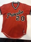 Game Worn Used Princeton Tigers Baseball Jersey Size 42  20