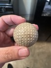 Rare Vintage Gyro 2  Collectable Antique Golf Ball Double Black Dot 1930s