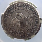 1828 Capped Bust Half Dollar  sq Base 2 Small 8 Lg Lt  50c Cacg Vf Details  183