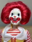 Vintage Remco Ronald Mcdonald Doll 8    1976 Mcdonald   s Figure W  Stand Mint