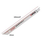 1x Bi-metal Steel Metal Cutting Reciprocating Saw Blade Tool 9  225mm 1 2  Shank