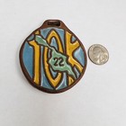 Vintage Catalina Island Souvenir 10k Run Marathon Pottery Medal
