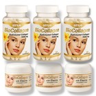 Biocollagen Hydrolyzed Collagen Cream Joint Health Skin Elastin Pills Set Of 3