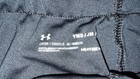 Under Armour Black Loose Fit Heatgear Athletic Shorts Youth Medium