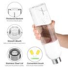 Glass Water Bottle 32 Oz With Lid And Neoprene Sleeve