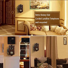 Retro Wall Mount Phone  Vintage Wall Phones For Landline  Rotary Dial Wall Mount