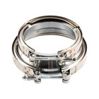 T304 Stainless Steel 4 0  Id To 5 0  Id Exhaust V-band W clamps 4  Id To 5  Id