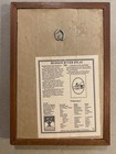 Hudson River Fisherman Wood Inlay Wall Art Wood Plaque Vintage  71
