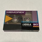 Set Of 10 New Sealed Memorex Hbs Ii High Bias Cassette Tapes Made In Korea