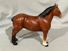 Vintage Hubley Cast Iron Percheron Horse Figure Door Stop