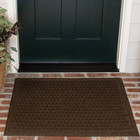 Dots Chocolate 36 X 48 Door Floor Mat Indoor Outdoor Rug Entryway Rubber Backing