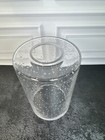 Seeded Replacement Glass Lamp Shade Cylinder Bubble Light Cover 6  X 3 9 