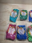 Ty Teenie Beanie Babies 1999 Mcdonalds Happy Meal Toys Complete Set Of 12 Sealed