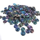 Sequins Black Iridescent   Iris Circles Mix 8mm  400 Pieces
